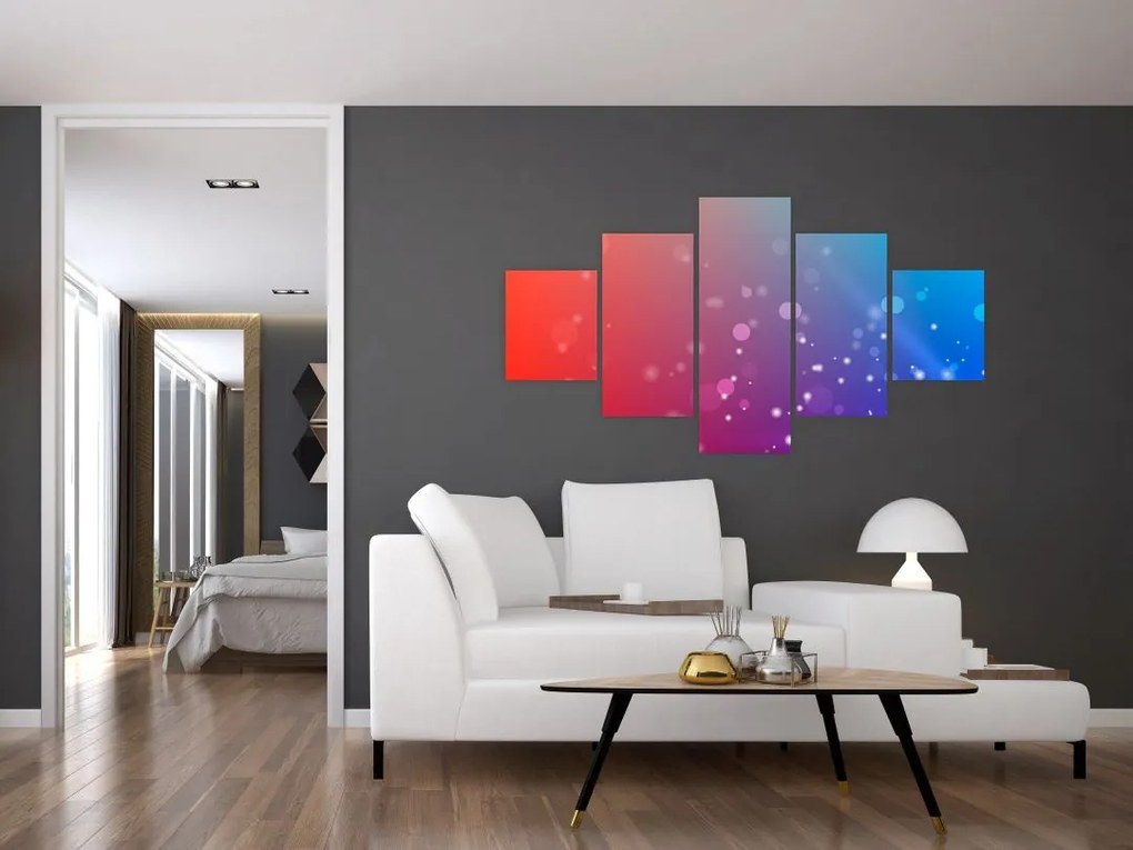 Nowoczesne malarstwo abstrakcyjne (125x70 cm)