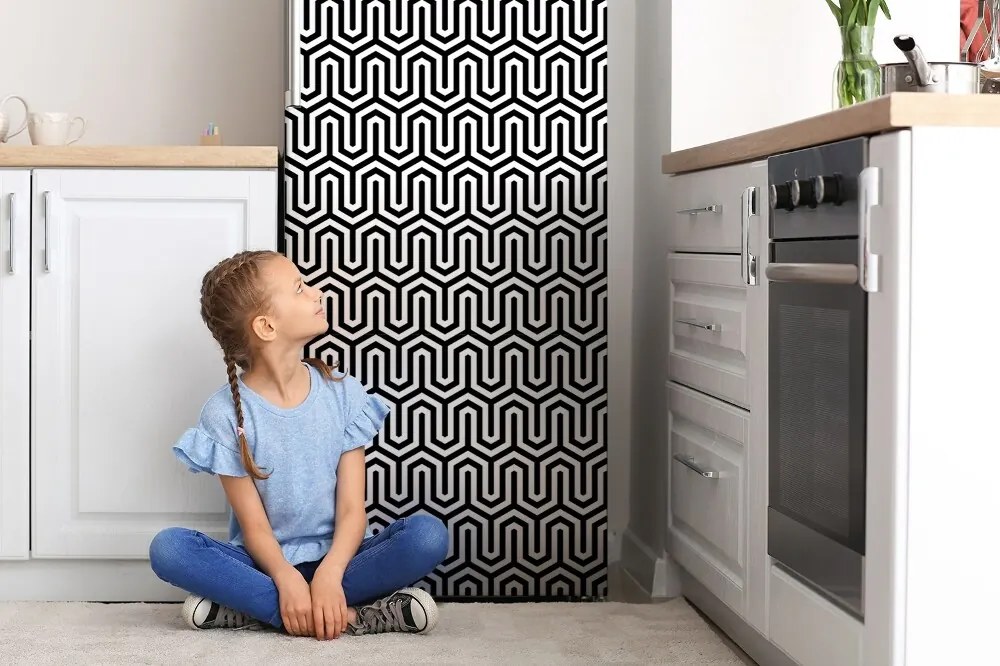 Mata magnes na lodówkę Wzór geometryczny