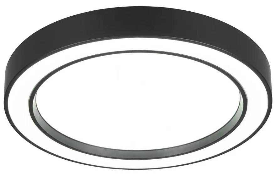Czarno-biała lampa sufitowa LED ø 40 cm Arco – Reality
