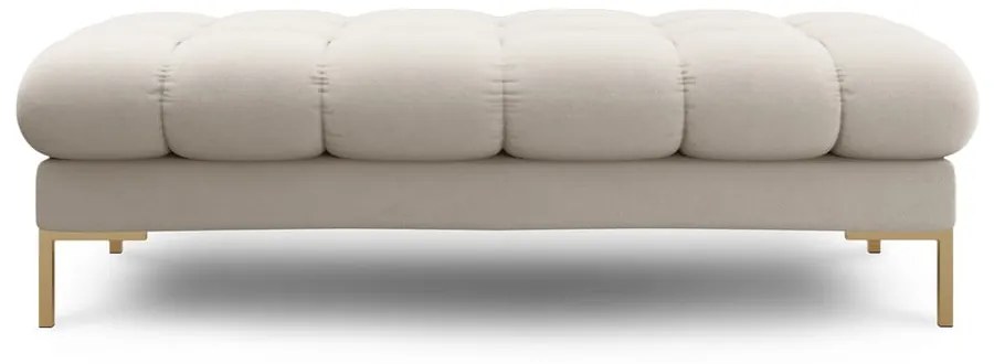 Beżowa tapicerowana ławka Bali – Cosmopolitan Design