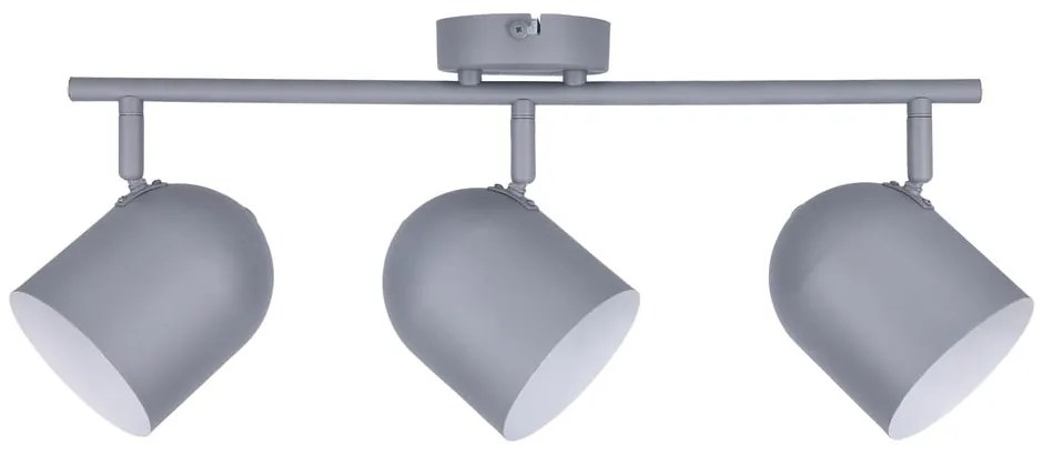 Jasnoniebieska lampa sufitowa z metalowym kloszem 55x10 cm Azuro – Candellux Lighting
