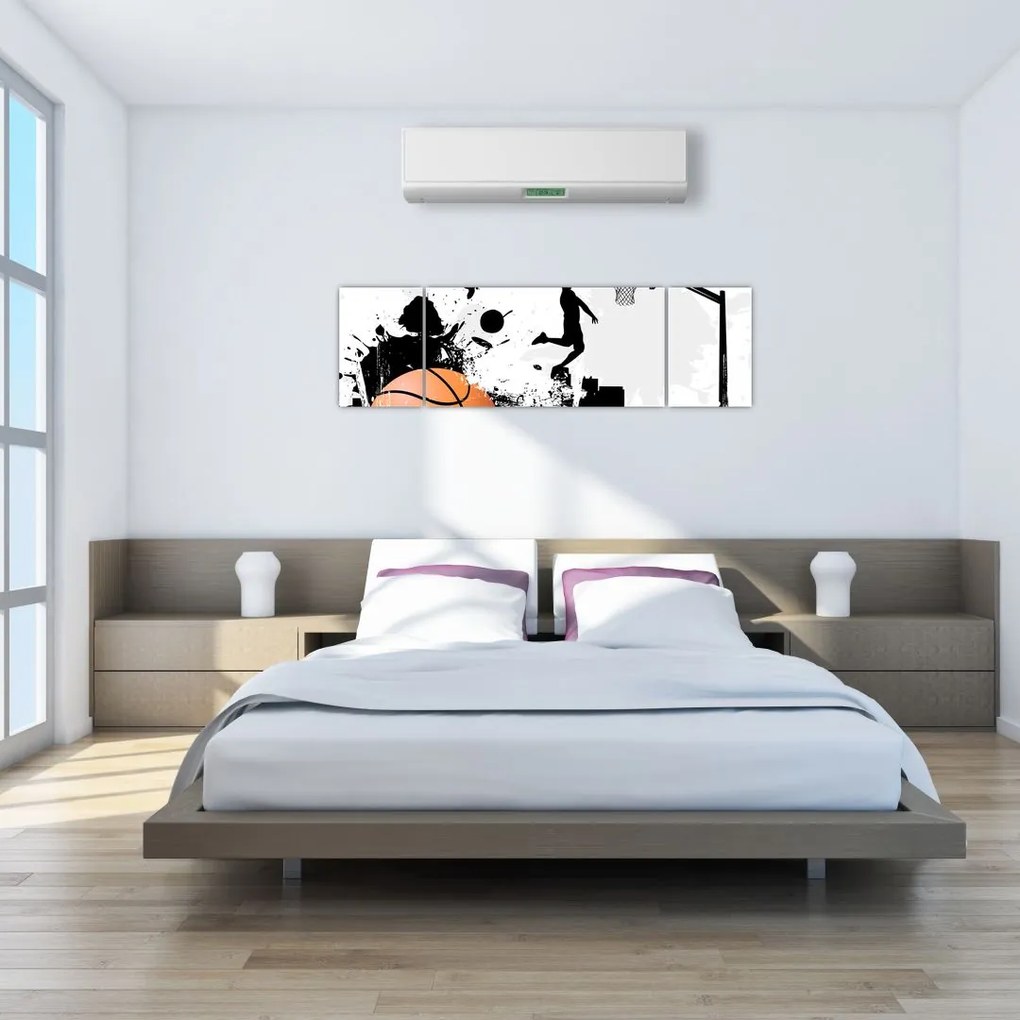 Obraz - Koszykarz (170x50 cm)