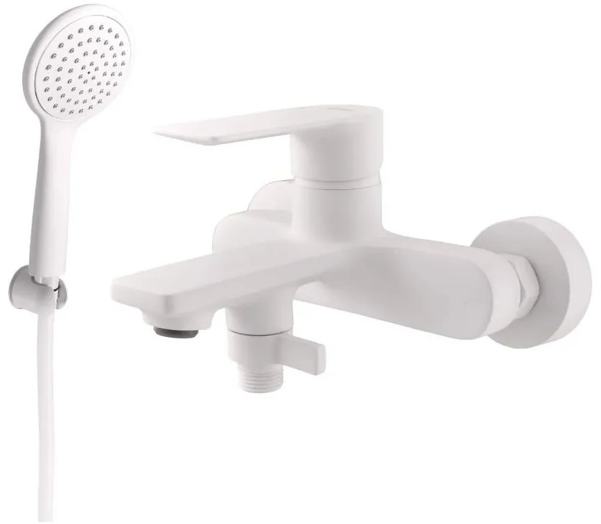 RAV Slezák NL154.5/1BMAT - Zestaw wannowy z baterią NIL biały mat