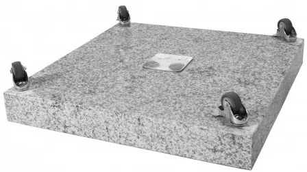 Mobilny stojak na parasole 140 kg - granitowy z kółkami