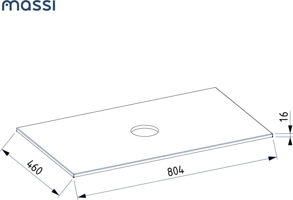 Szafka łazienkowa wisząca zielona loftowa 80 x 45 cm z czarnym blatem o strukturze kamienia VALO