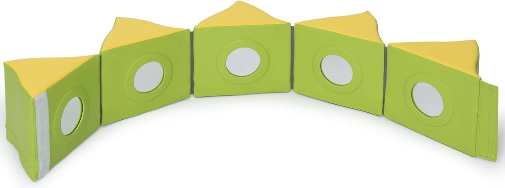 Sensoryczna pufa składana do żłobka Słońce z lusterkami 4641469
