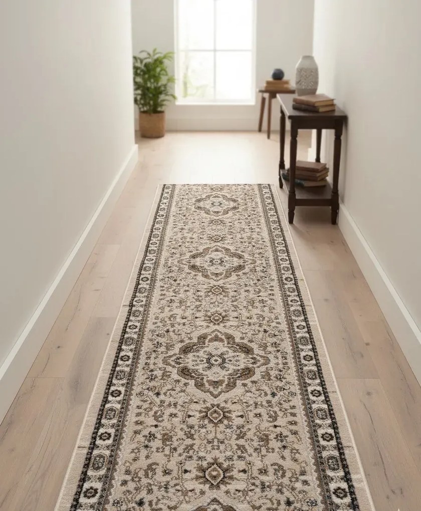 Jasnobeżowy chodnik na metry retro K0-P38