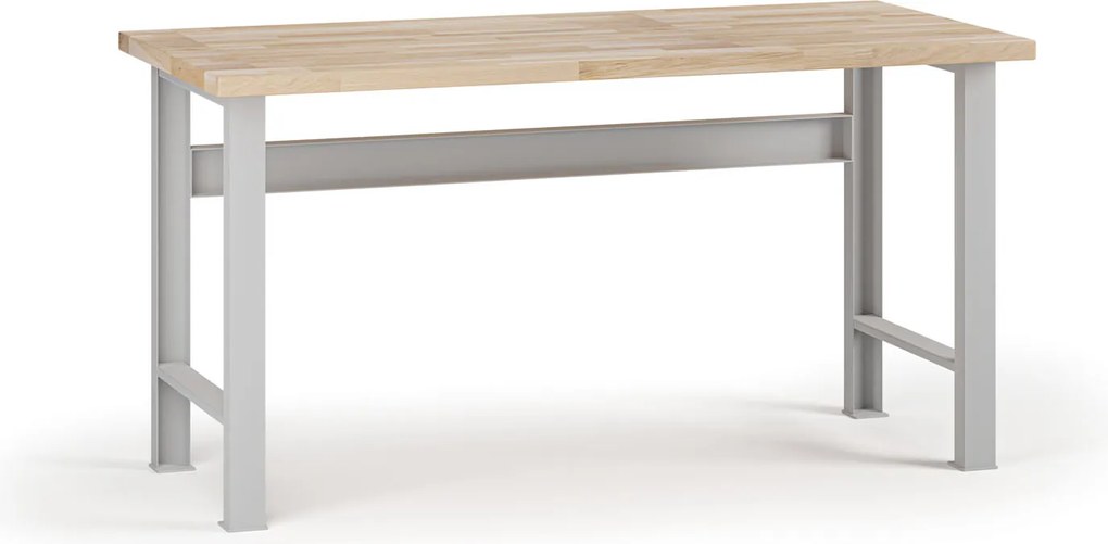 Stół warsztatowy G7, blat bukowy, 1700 x 800 x 840 mm