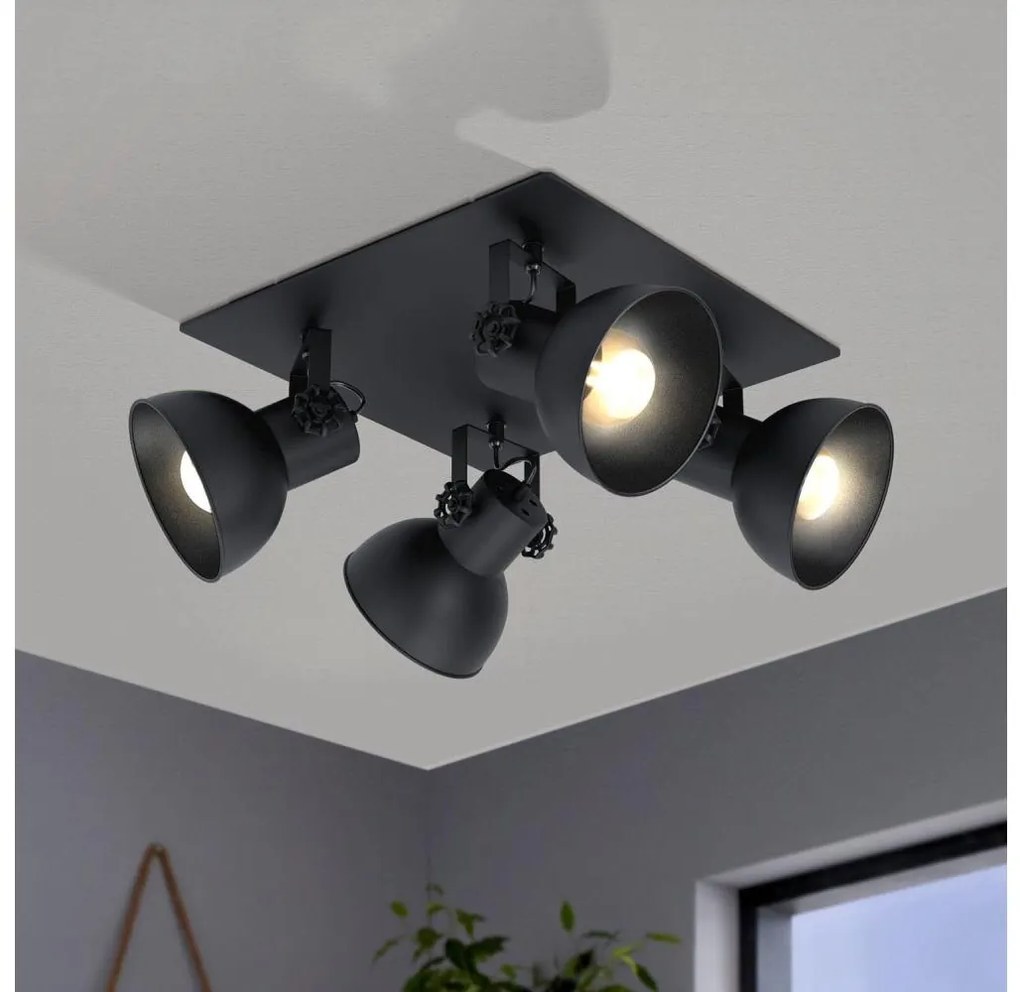 Eglo 43434 - Oświetlenie punktowe BARNSTAPLE 2 4xE27/40W/230V