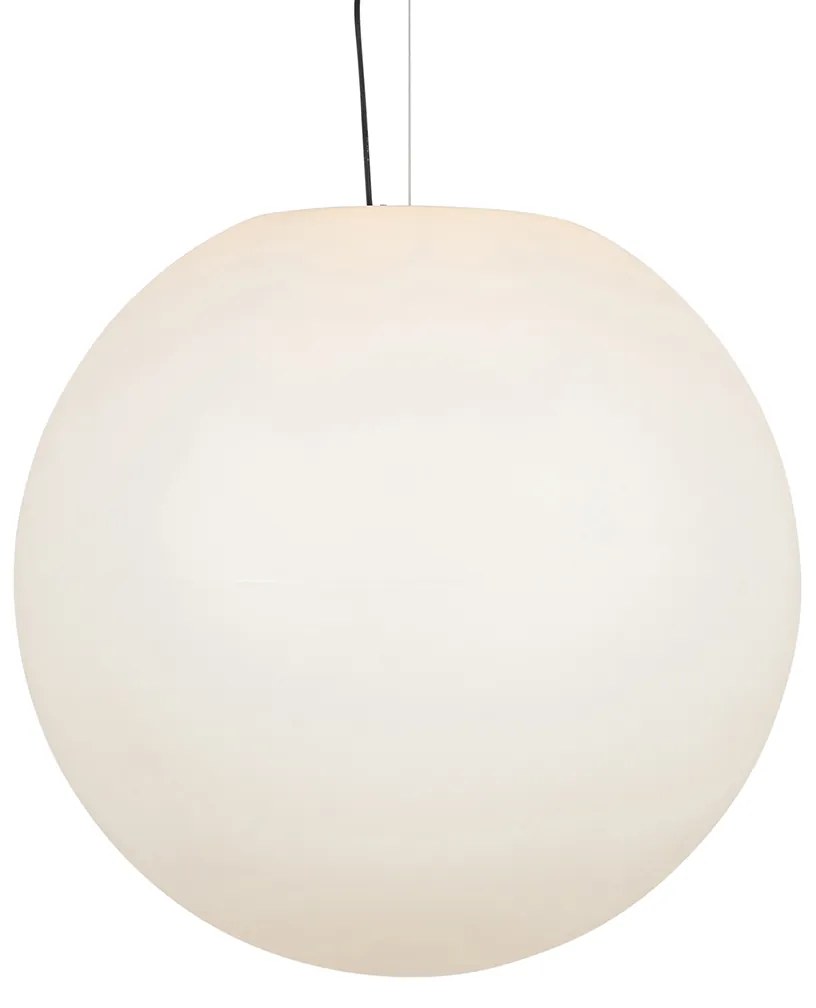 Zewnetrzna Nowoczesna lampa wisząca zewnętrzna biała 77 cm IP65 - Nura Nowoczesny Oswietlenie zewnetrzne