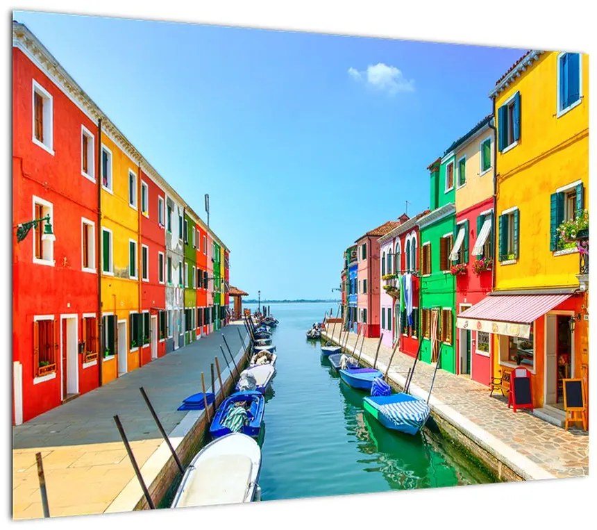 Obraz - Wyspa Burano, Wenecja, Włochy (70x50 cm)