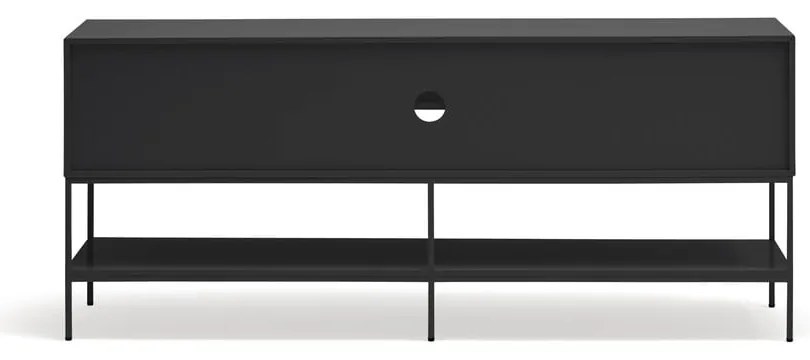 Czarna szafka pod TV 175x74x45 cm Platt – Teulat