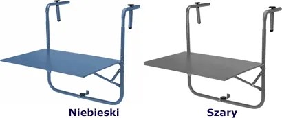 Wiszący stolik balkonowy niebieski - Verde