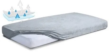 Matex Froté nieprzepuszczalne prześcieradłojasnoszare, 60 x 120 x 10 cm, 60 x 120 cm