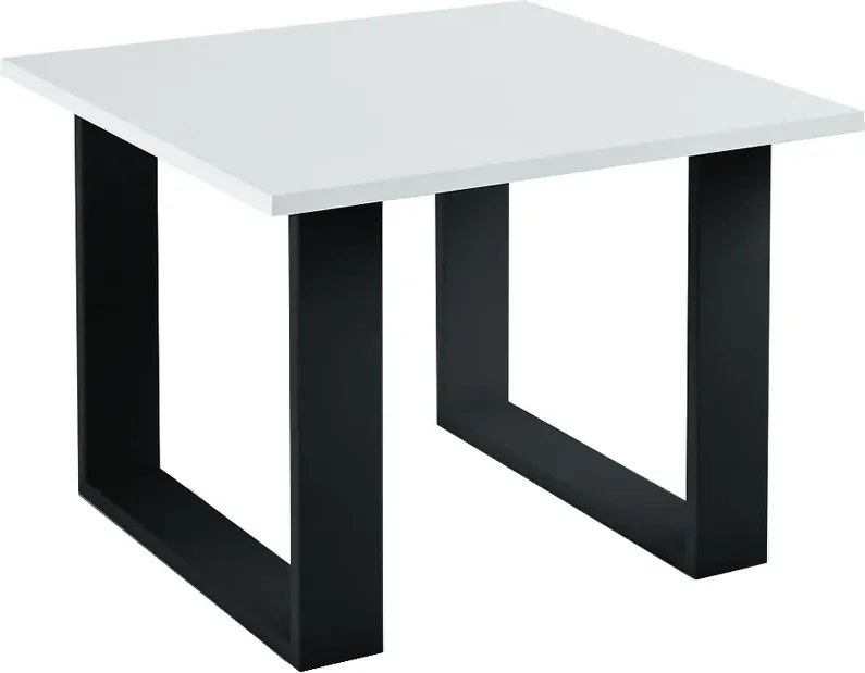 Minimalistyczny stolik kawowy biały N7-B60