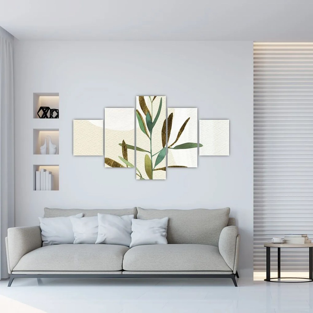 Obraz - Gałąź akwareli N⁰2 (125x70 cm)