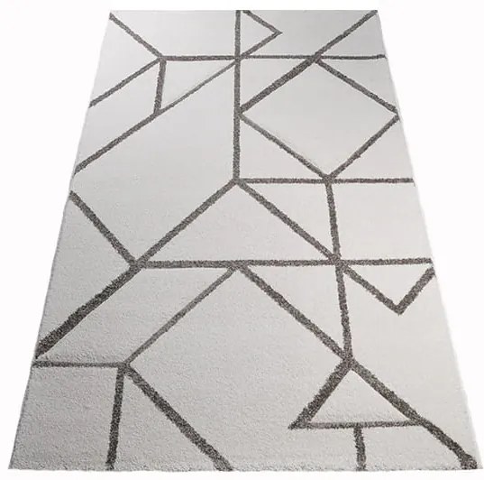 Dywan Vegas Home 3D Linie kremowy 80 cm x 150 cm