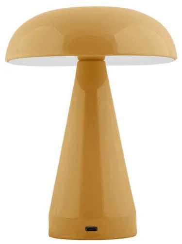 Lampa stołowa grzybek LED RACHEL, bezprzewodowa, Ø 15,5 cm