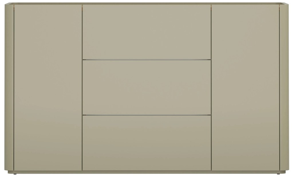 Komoda Elivo 150 cm z szufladami - eukaliptus / dąb baltic dune