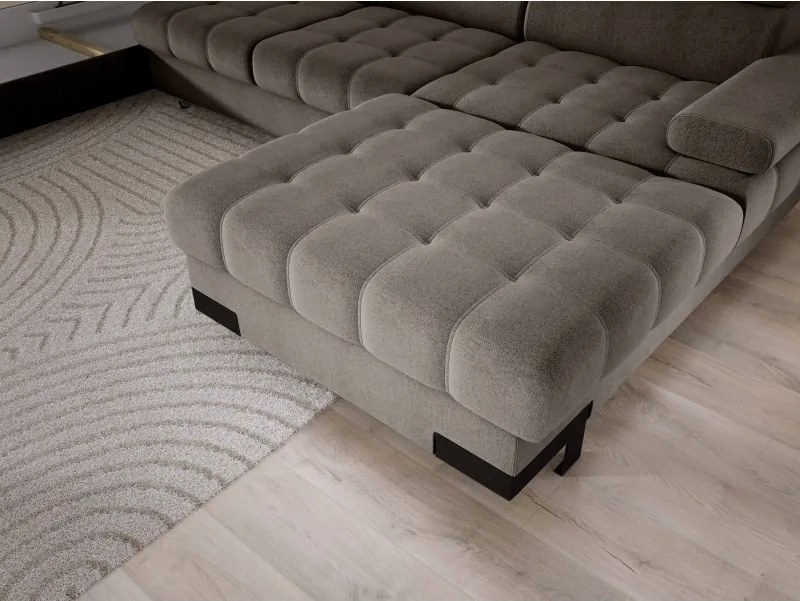 Narożnik SELVA XL Prawostronny z funkcją spania i pojemnikiem AUSTIN 05 WERSAL