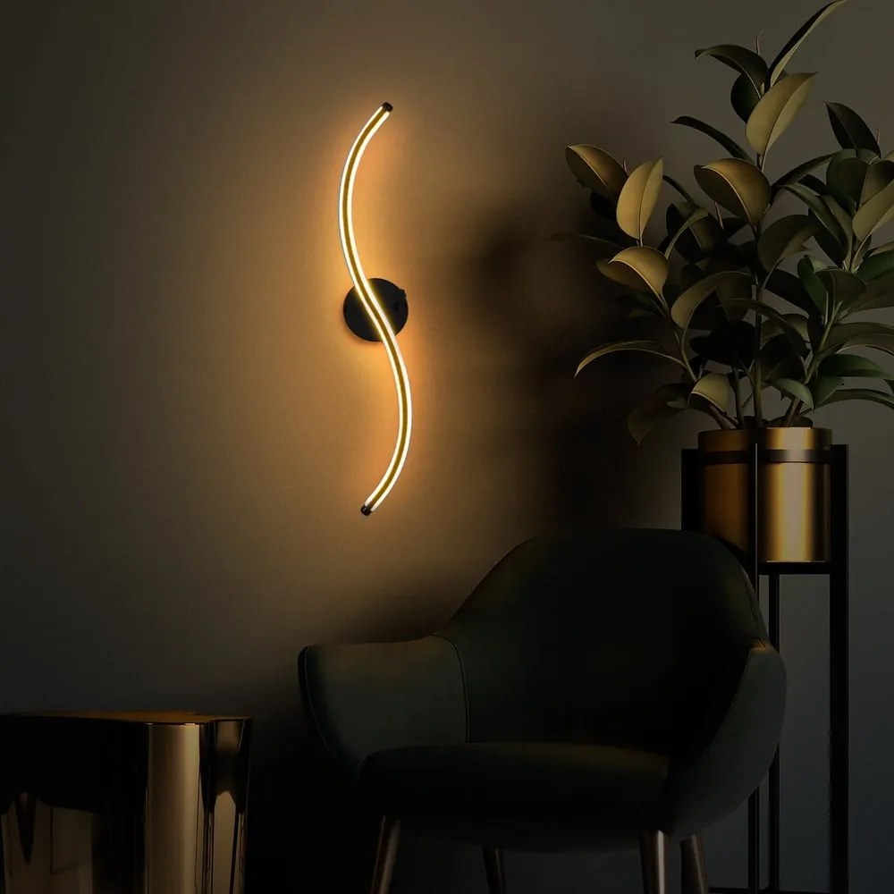 Czarny kinkiet LED Yilan – Opviq lights