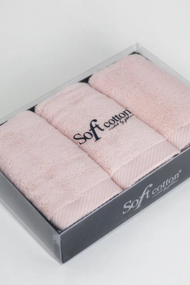 Zestaw podarunkowy małych ręczników MICRO COTTON, 3 szt Proszkowa