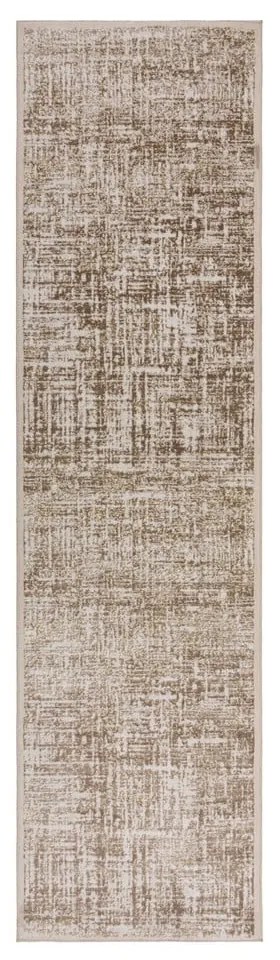 Beżowy chodnik 80x300 cm Trace – Flair Rugs