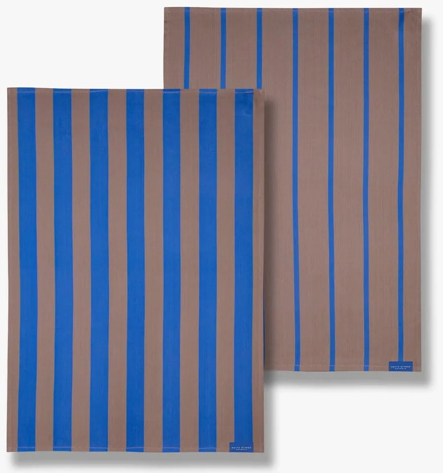 Bawełniane ścierki zestaw 2 szt. 50x70 cm Stripes – Mette Ditmer Denmark