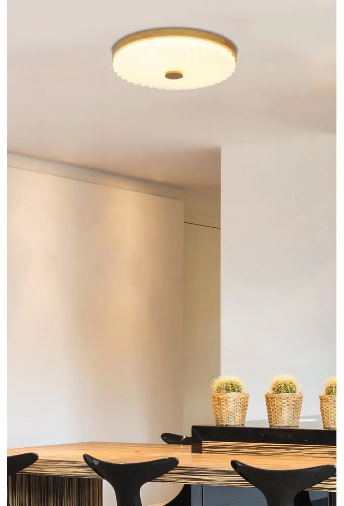 Biała lampa sufitowa LED 38x38 cm Lemo – Candellux Lighting