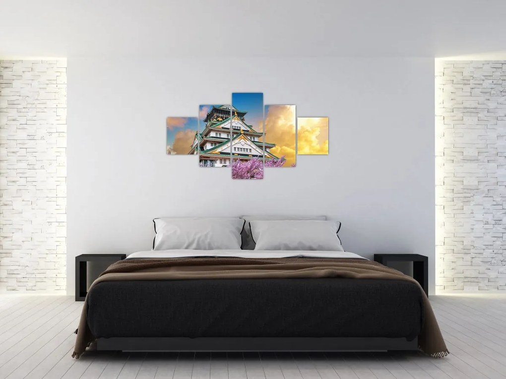 Obraz - Zamek Osaka (125x70 cm)