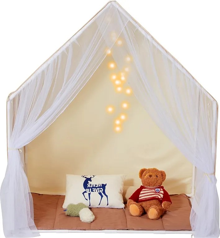Namiot do Zabawy dla Dzieci SucceBuy, 1 do 5 Lat, Jurta, z Dywanikiem i Lampką