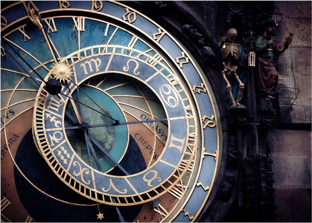 Obraz - Praski zegar astronomiczny, Praga (70x50 cm)