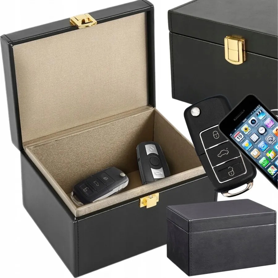 Pudełko skrzynka klatka faradaya na klucze keyless