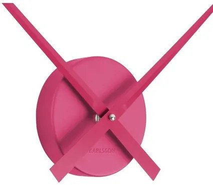 Karlsson 4348PI designerski zegar ścienny różowy,średnica 48 cm