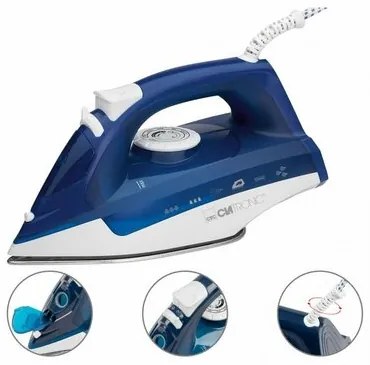 Clatronic DB 3704 żelazko parowe, niebieski