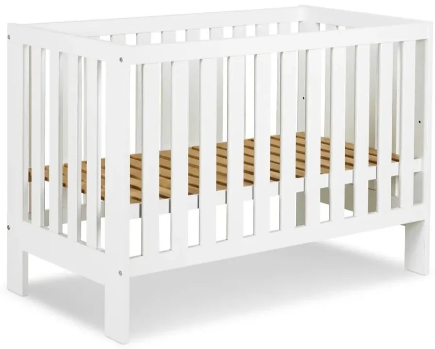 Łóżeczko dziecięce AMELIA II 120x60 białe LITTLE SKY