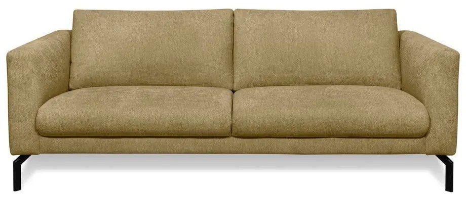 Musztardowa sofa 216 cm Gomero – Scandic
