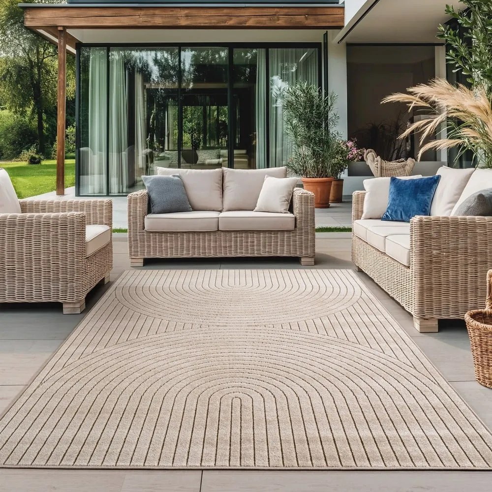 Beżowy dywan odpowiedni na zewnątrz 240x340 cm Nova 1201 – Ayyildiz Carpets