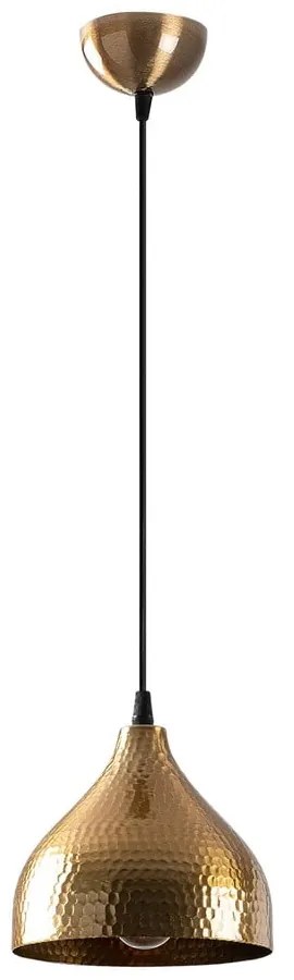 Lampa wisząca w kolorze złota z metalowym kloszem ø 18 cm Tattoo – Opviq lights