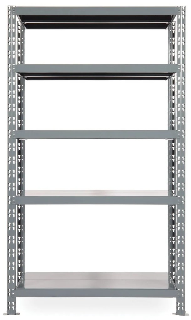 Regał półkowy 1800x1200x500 mm, 5 półek, nośność półek 300 kg, podstawowy