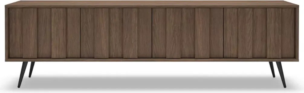 Szafka RTV Dunin 183 cm LED dąb Dunin elegancka nowoczesna szafka TV do salonu