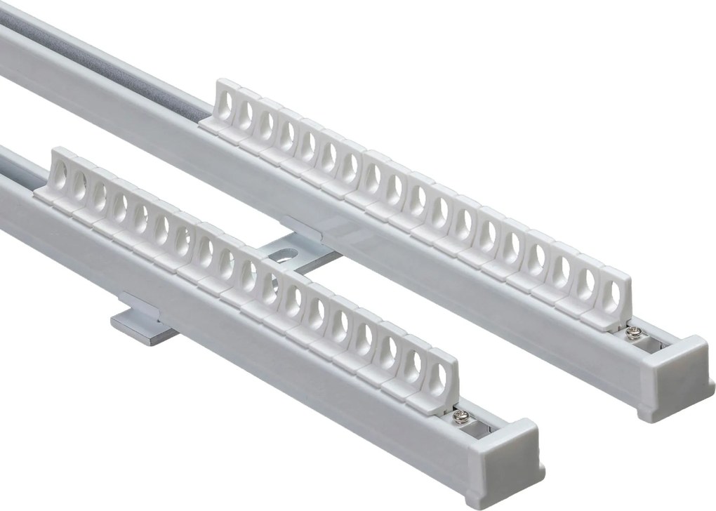 Szyna sufitowa aluminiowa TS podwójna 150cm - komplet