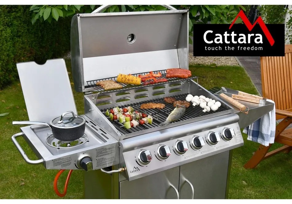 Cattara 99BB006 Mobilny grill gazowy Manhattan,161 x 161 x 51 cm