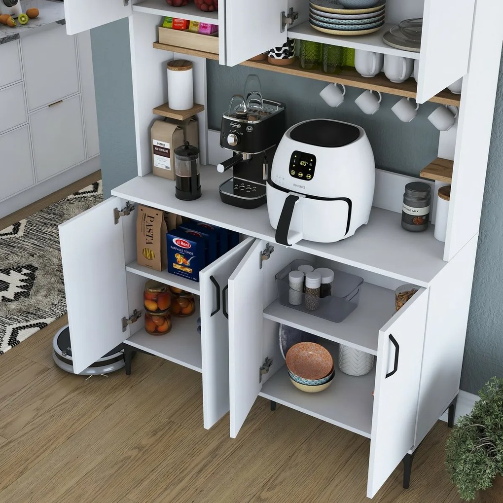 Szafa Jevy Walnut and White