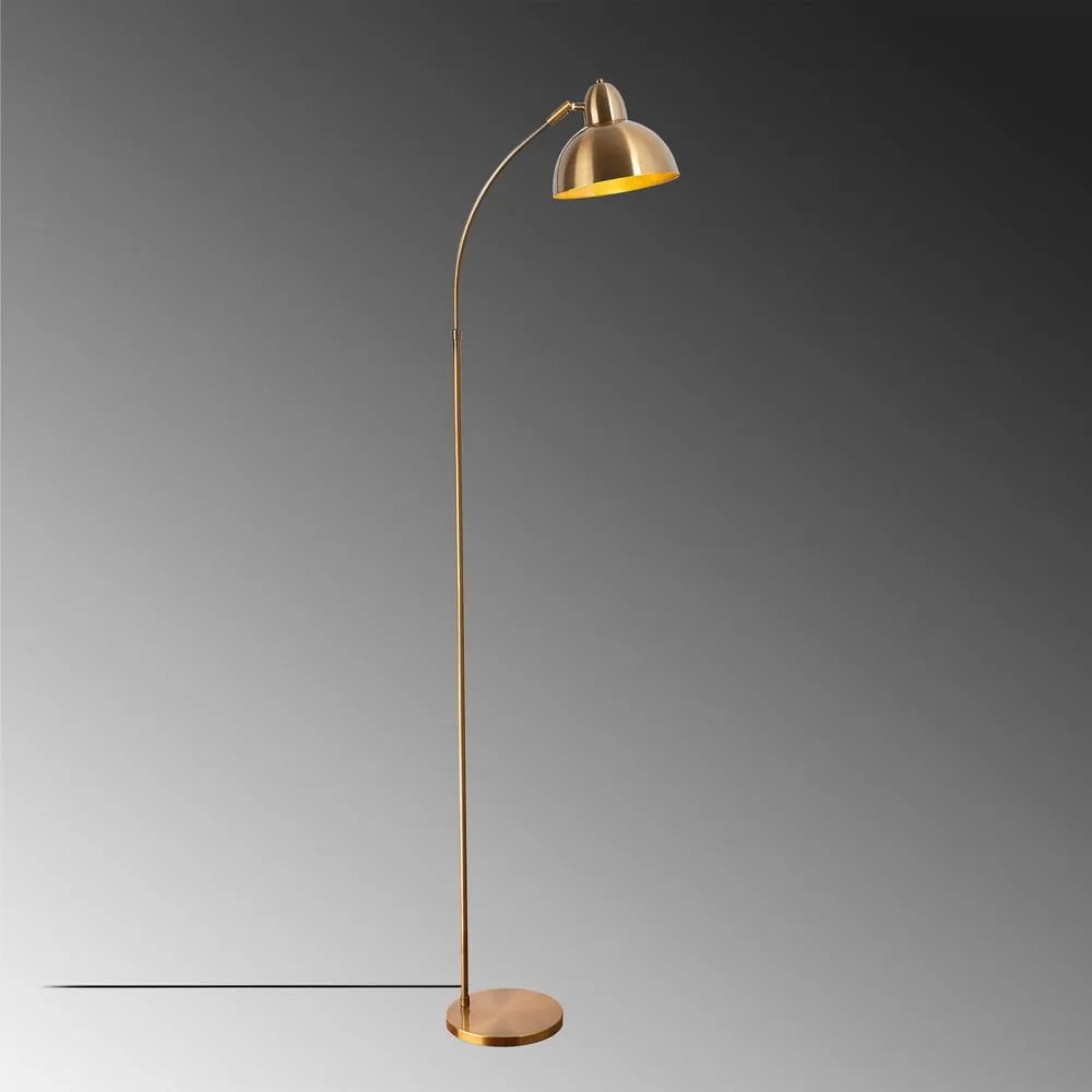 Lampa stojąca z metalowym kloszem (wysokość 162 cm) Varzan – Opviq lights