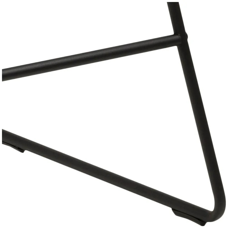 Czarny hoker (wysokość siedziska 76 cm) Tina – Actona