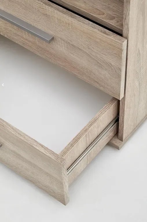 Regał zamykany LIMA REG-2 dąb sonoma HALMAR