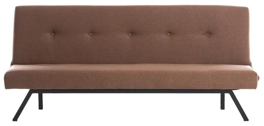 Dwuosobowa sofa LOKO w kolorze brązowym