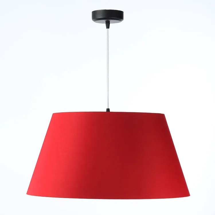 Czerwona nowoczesna lampa wisząca dzwon - S406 D0-W05