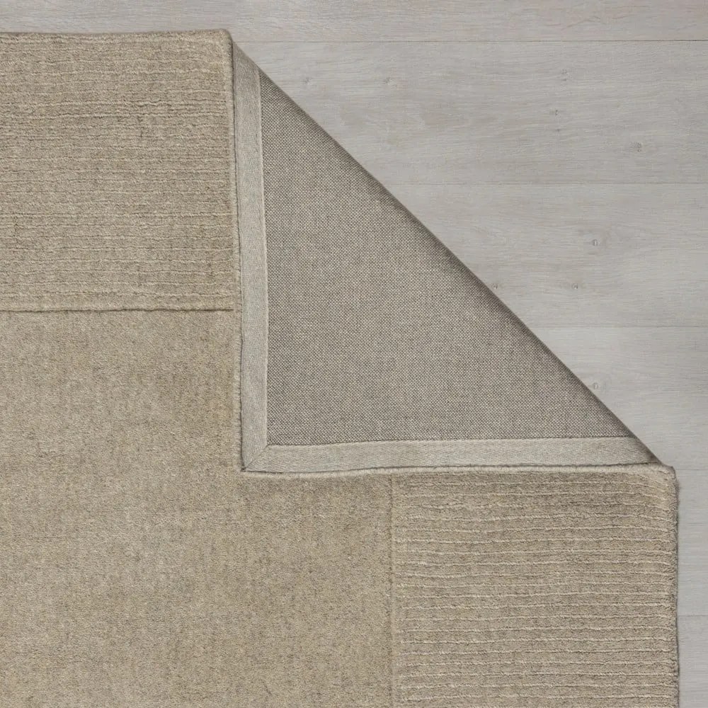 Beżowy chodnik wełniany 60x230 cm – Flair Rugs